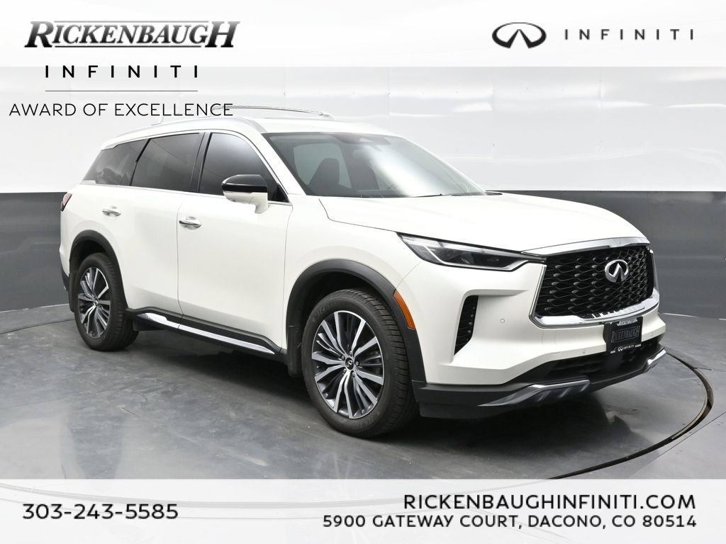 Used 2022 INFINITI QX60 Sensory w/ Cargo Package AWD/4WD image 1