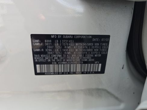 Used 2022 Subaru Ascent Onyx Edition AWD/4WD image 30