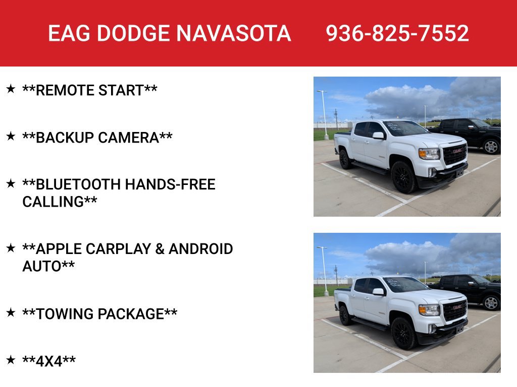 Used 2022 GMC Canyon Elevation w/ Trailering Package AWD/4WD image 4