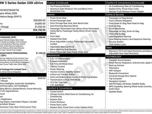 Used 2026 BMW 330i xDrive Sedan w/ Premium Package AWD/4WD image 6