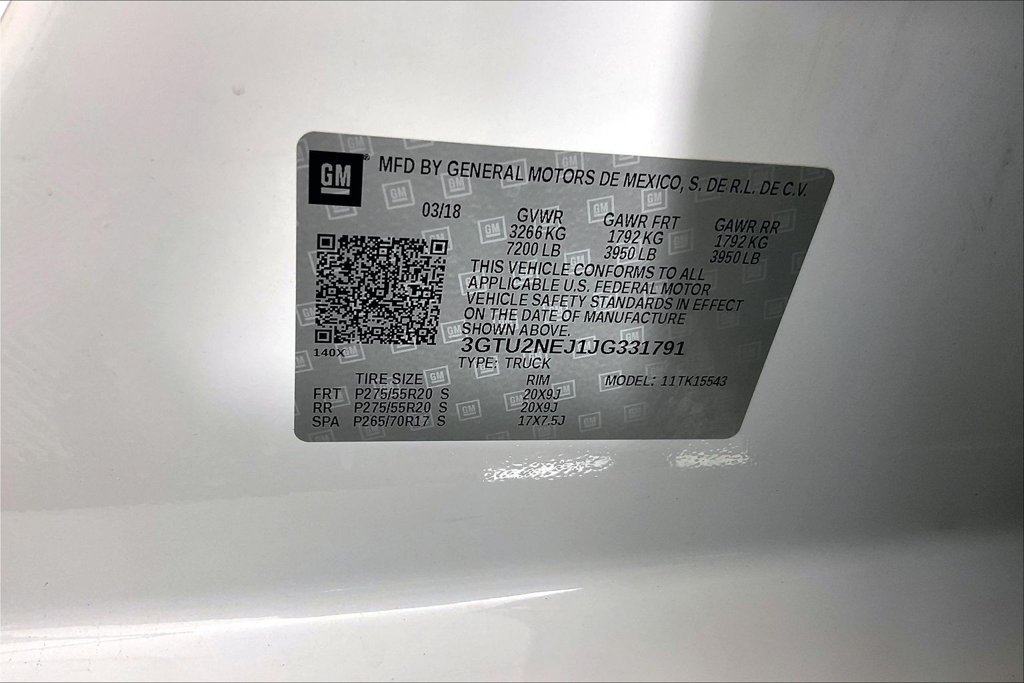Used 2018 GMC Sierra 1500 SLT w/ SLT Premium Package AWD/4WD image 17