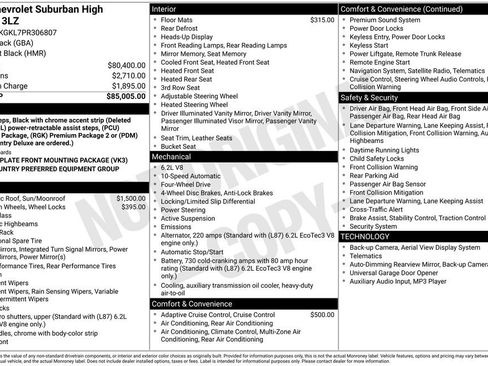 Used 2023 Chevrolet Suburban High Country AWD/4WD image 35