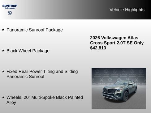 Used 2026 Volkswagen Atlas Cross Sport SE AWD/4WD image 7