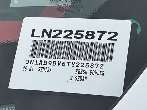 Used 2026 Nissan Sentra S w/ Floor Mat Package image 31