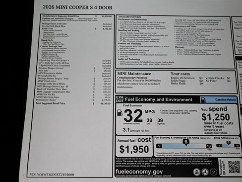New 2026 MINI Cooper S image 39