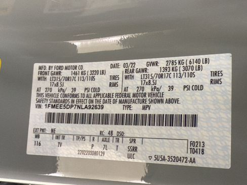 Certified 2022 Ford Bronco Wildtrak AWD/4WD image 25