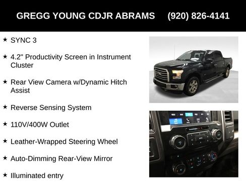 Used 2017 Ford F150 XLT w/ Equipment Group 302A Luxury AWD/4WD image 37