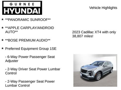 Used 2023 Cadillac XT4 Premium Luxury w/ Cold Weather Package AWD/4WD image 8