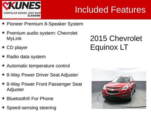 Used 2015 Chevrolet Equinox LT w/ Power Convenience Package image 4