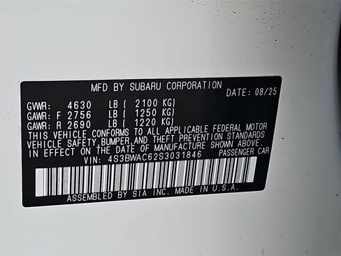 Used 2025 Subaru Legacy Premium image 39