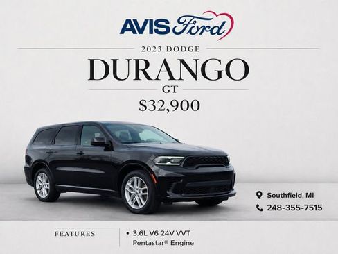 Used 2023 Dodge Durango GT AWD/4WD image 1