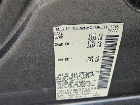 Used 2022 Nissan Altima 2.5 SV FWD image 15