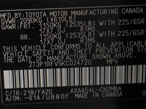 Used 2019 Toyota RAV4 XLE w/ Convenience Package image 25