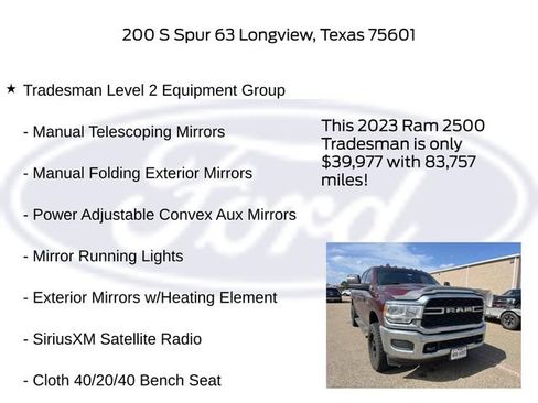 Used 2023 RAM 2500 Tradesman AWD/4WD image 15