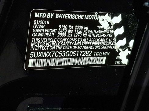 Used 2016 BMW X3 xDrive35i image 26
