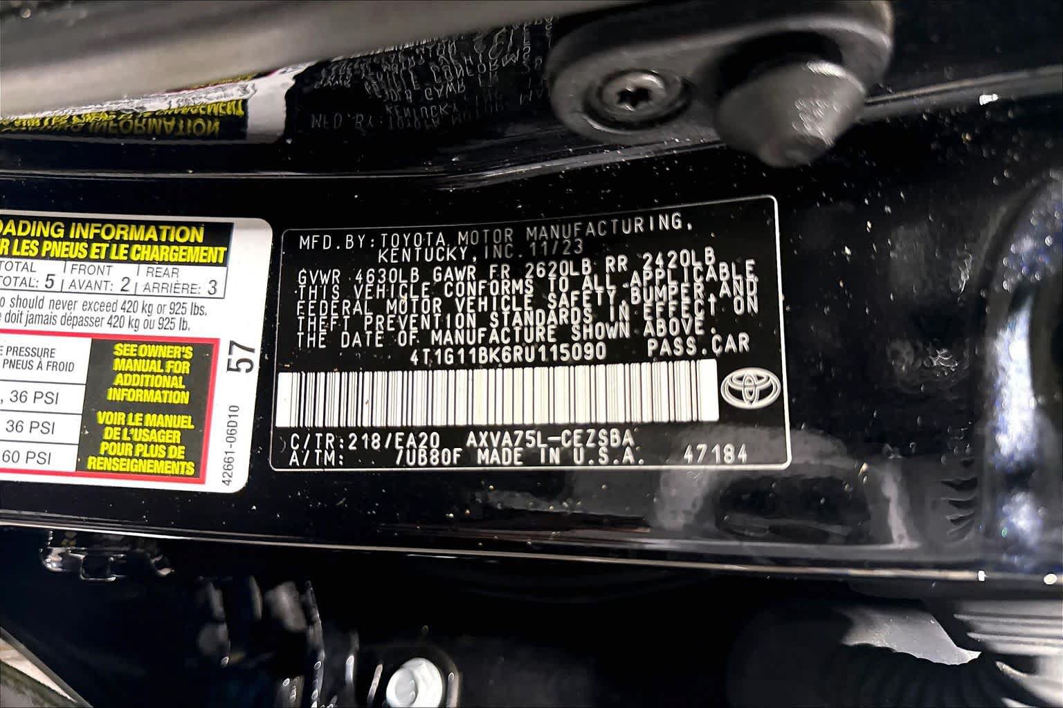 Used 2024 Toyota Camry SE w/ Cold Weather Package AWD/4WD image 37