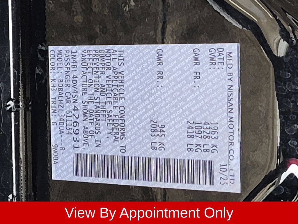 Used 2025 Nissan Altima 2.5 SV FWD image 35