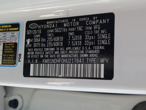 Used 2017 Hyundai Santa Fe Limited image 22