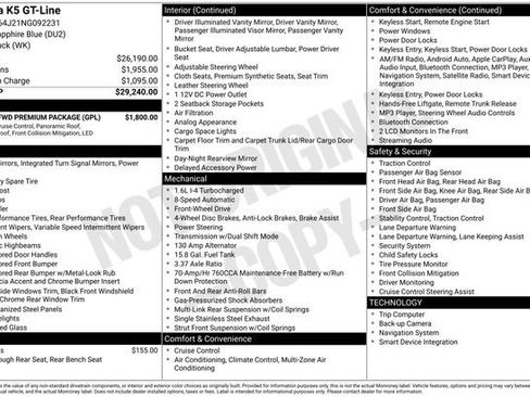 Used 2022 Kia K5 GT-Line w/ GT-Line FWD Premium Package image 37