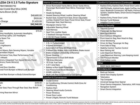 Used 2024 MAZDA CX-5 Signature image 45