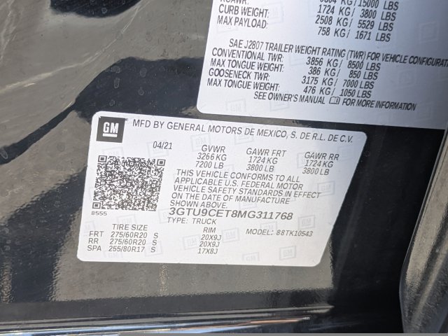 Used 2021 GMC Sierra 1500 Elevation AWD/4WD image 34