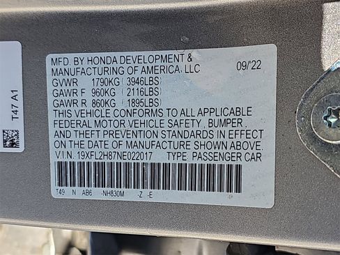 Used 2022 Honda Civic Sport image 14