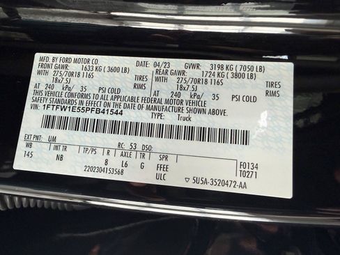 Used 2023 Ford F150 Tremor w/ Equipment Group 402A High AWD/4WD image 36