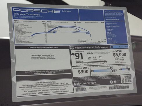 New 2025 Porsche Macan Turbo Electric image 25