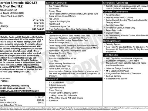 Used 2014 Chevrolet Silverado 1500 LTZ AWD/4WD image 1