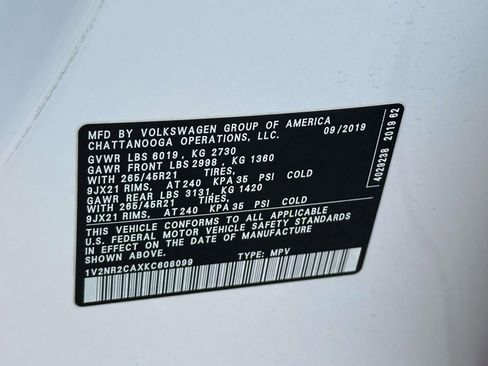 Used 2019 Volkswagen Atlas SEL Premium image 10