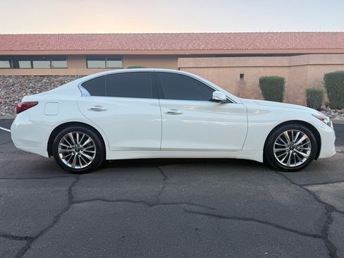 Used 2021 INFINITI Q50 Luxe w/ Seat & Sound Package image 2
