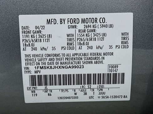 Used 2022 Ford Explorer Timberline image 34