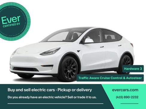 Used 2021 Tesla Model Y Long Range AWD/4WD image 1