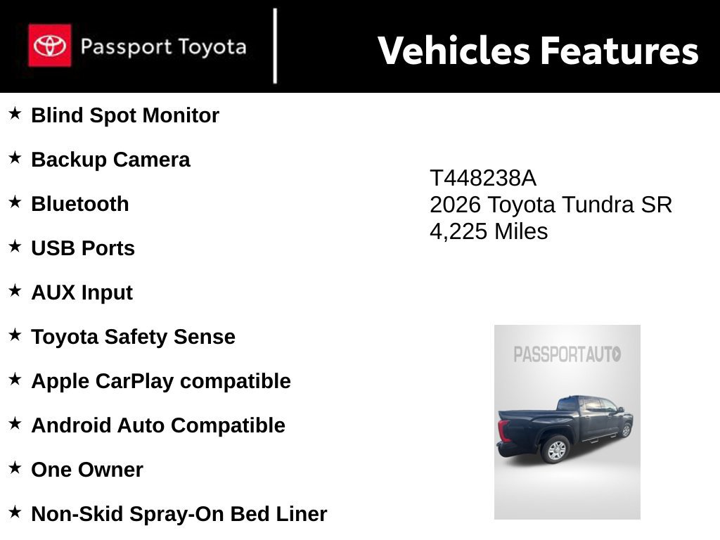 Used 2026 Toyota Tundra SR AWD/4WD image 3