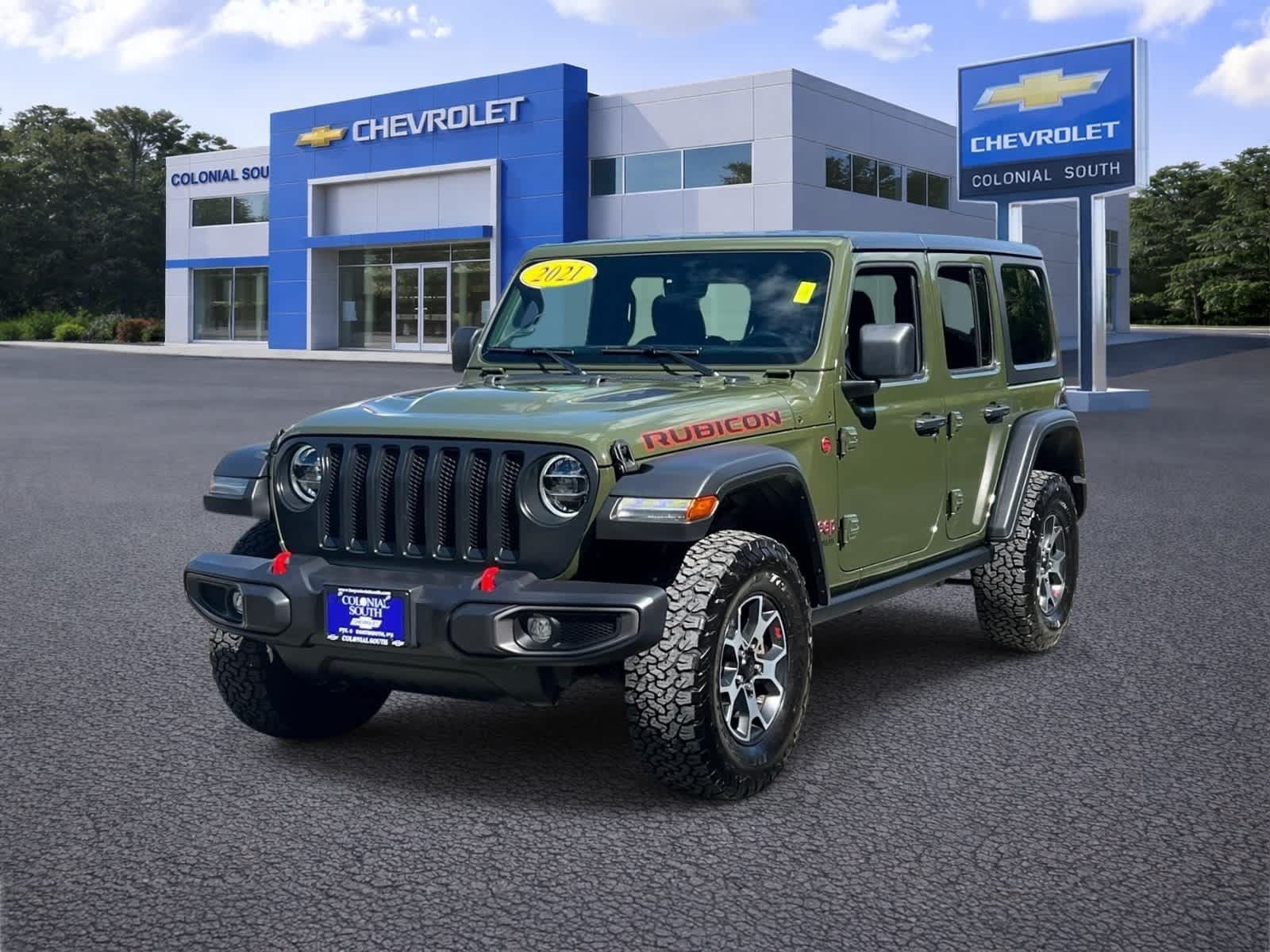 Used 2021 Jeep Wrangler Unlimited Rubicon AWD/4WD image 2
