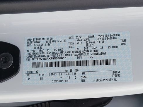 Certified 2023 Ford F150 XLT w/ Equipment Group 302A High AWD/4WD image 18