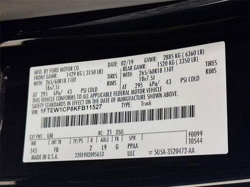 Used 2019 Ford F150 XLT w/ Equipment Group 302A Luxury image 31