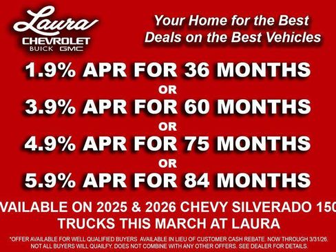 New 2026 Chevrolet Silverado 1500 LTZ w/ LTZ Premium Package image 3