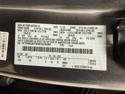 Used 2022 Ford F250 Lariat w/ Lariat Value Package AWD/4WD image 17