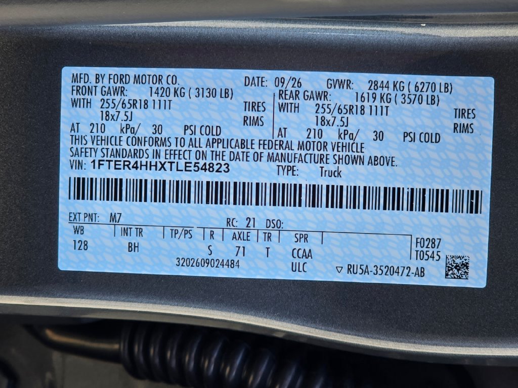 New 2026 Ford Ranger XLT w/ Equipment Group 301A High AWD/4WD image 28