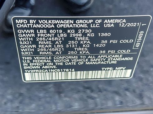 Used 2022 Volkswagen Atlas SEL Premium image 29