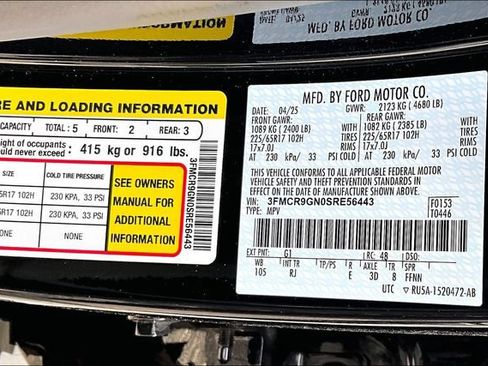 New 2025 Ford Bronco Sport Heritage w/ Convenience Package AWD/4WD image 8