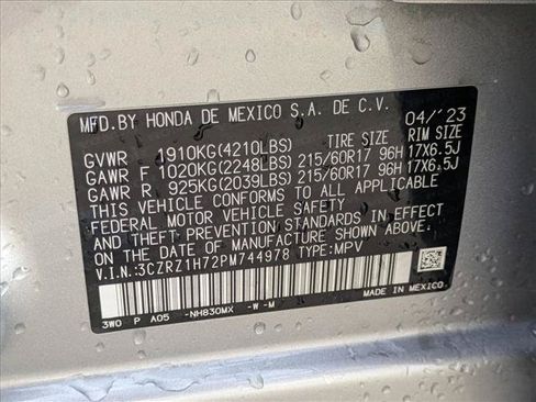 Used 2023 Honda HR-V EX-L image 24