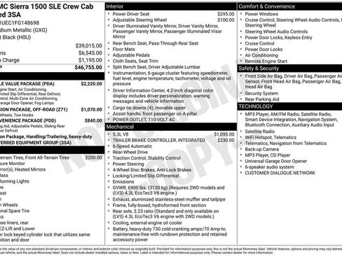 Used 2015 GMC Sierra 1500 SLE w/ Texas SLE Value Package RWD image 29