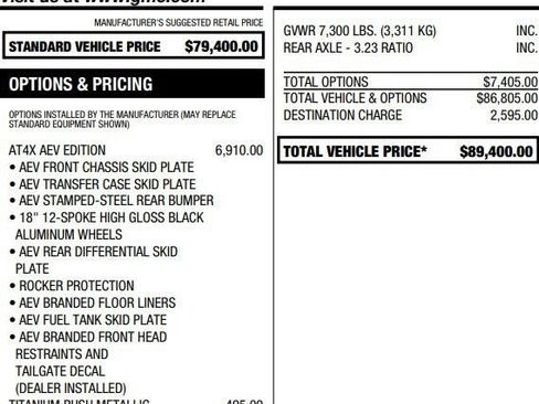 Used 2026 GMC Sierra 1500 AT4X w/ AT4X AEV Edition AWD/4WD image 2