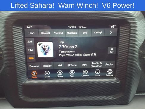 Used 2021 Jeep Wrangler Unlimited Sahara w/ LED Lighting Group AWD/4WD image 17