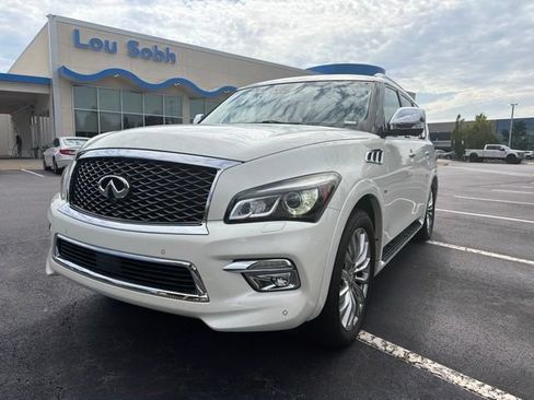 Used 2015 INFINITI QX80 4WD w/ Deluxe Technology Package image 2