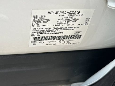 Used 2021 Ford Explorer ST w/ Equipment Group 401A AWD/4WD image 45