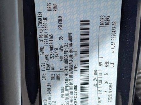 New 2025 Ford F150 Tremor w/ Equipment Group 402A High image 15