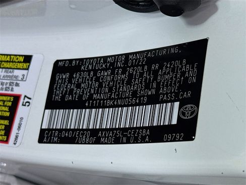 Certified 2022 Toyota Camry SE image 35